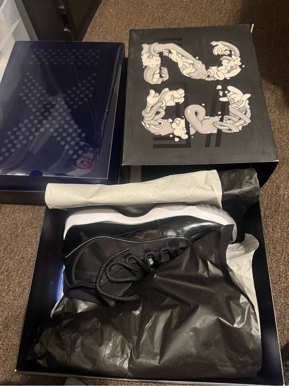 Space Jams fresh in box size 12